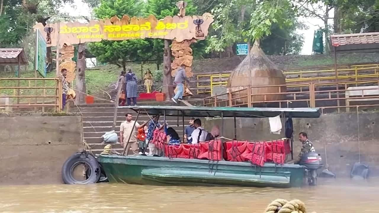 Dubare elephant camp kodagu When will suspension bridge constructed rav