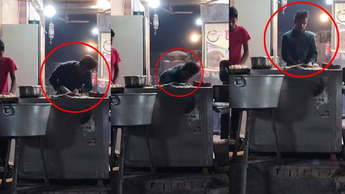 UP meerut hotel thook tandoor roti video viral action police