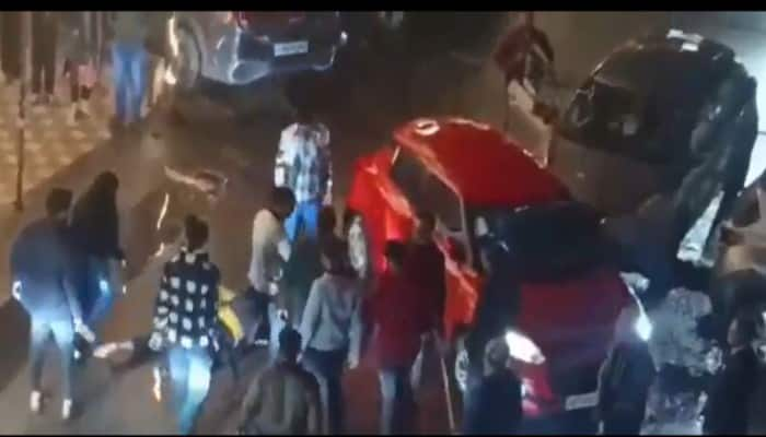 Ghaziabad road rage caught on camera: Men kicked, punched, brutally thrashed with sticks over parking dispute