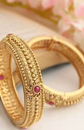 22k Gold Bangles Designs for Newlyweds kvn