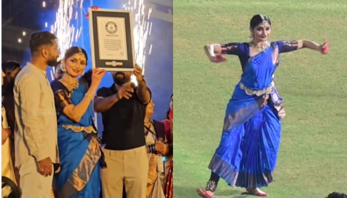 Actress Divya Unni wins Guinness World Record in Bharatanatyam with 12000 dancers