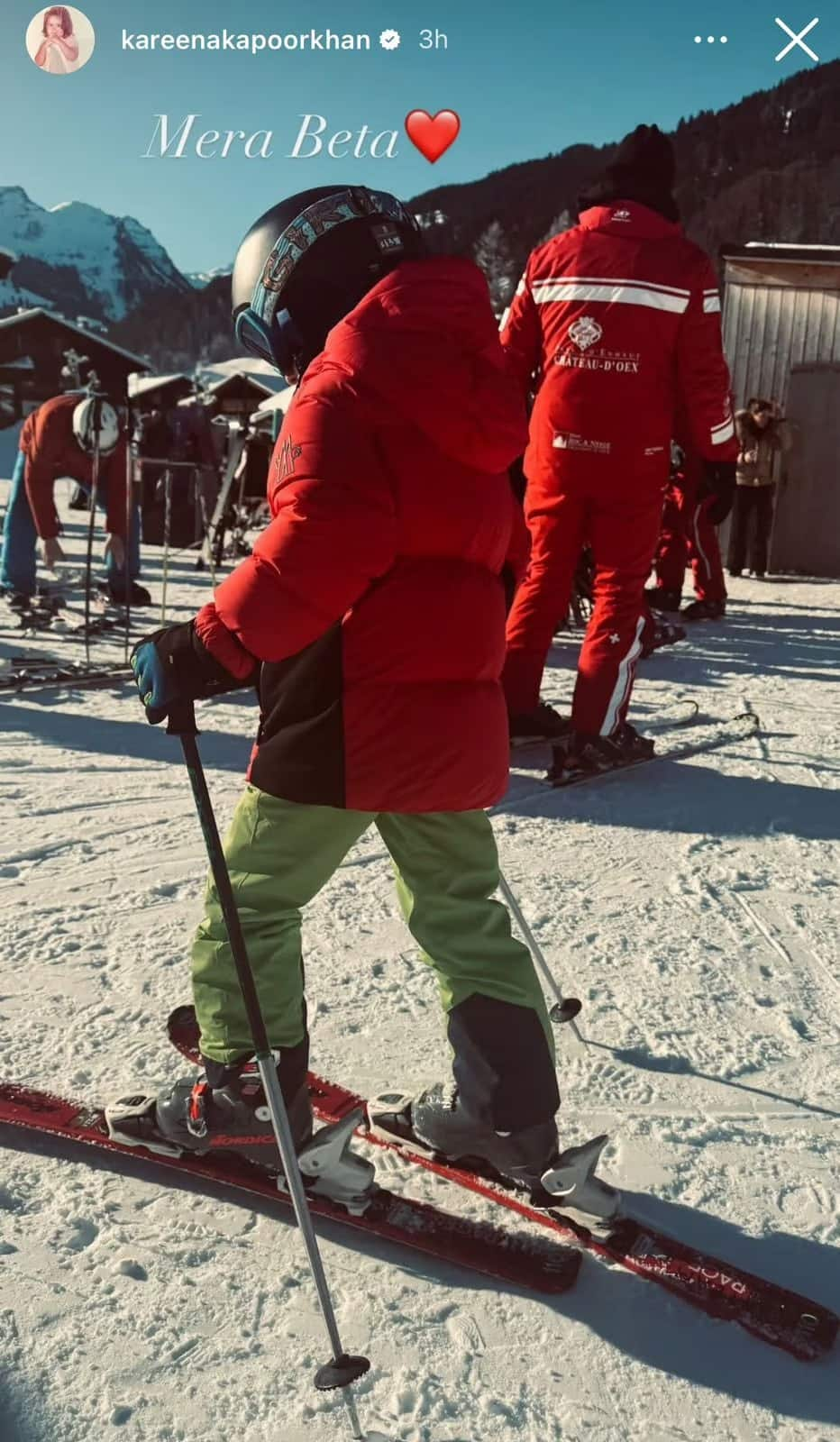 PHOTOS Kareena Kapoor enjoys family vacay in Switzerland; shares pics of Taimur, Jeh Ali Khan's skiing  RBA