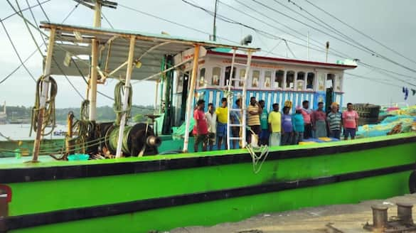 Marine enforcement captures tamilnadu registered boat from vizhinjam for illegal fishing