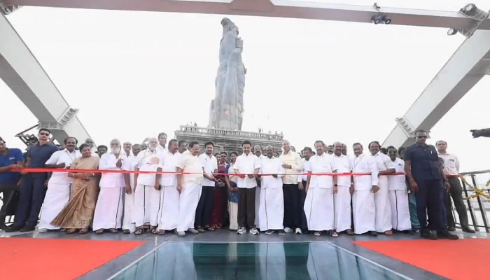 Tamil Nadu's Kanyakumari glass bridge opens to public; Bihar's Rajgir adds adventure to the list (WATCH)