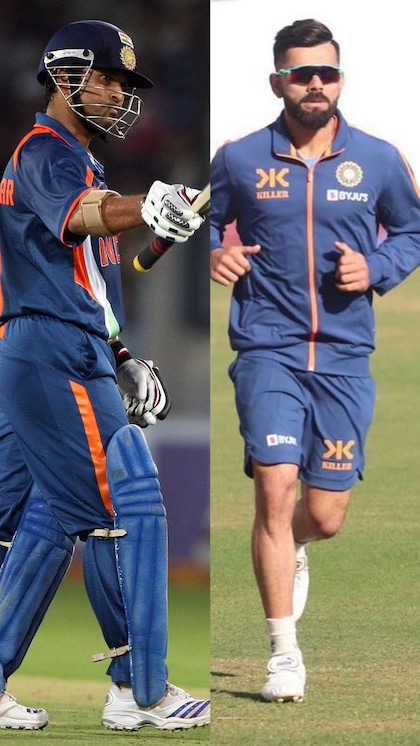 Sachin and Virat: Big names