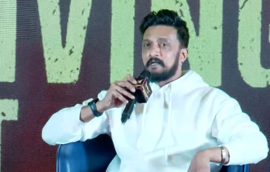 Kichcha Sudeep talks about Darshan in Max movie success meet gvd