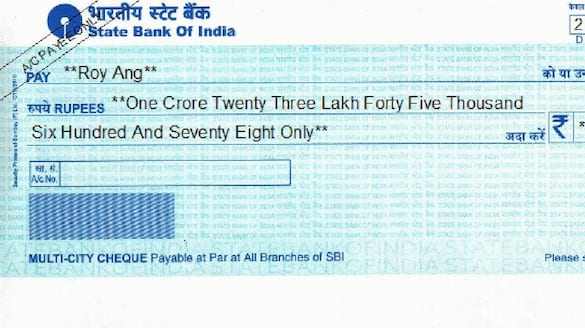 Cross Check: What do the 2 lines in the corner of a check mean? Rya