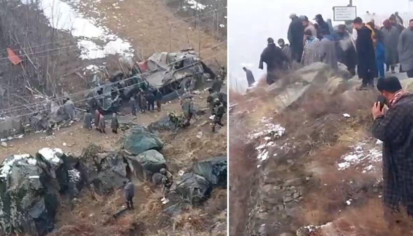 Jammu and Kashmir: Three soldiers killed, three injured as Army vehicle falls into gorge in Bandipora (WATCH)