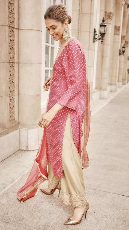 3. A-line Kurta Salwar Suit Design