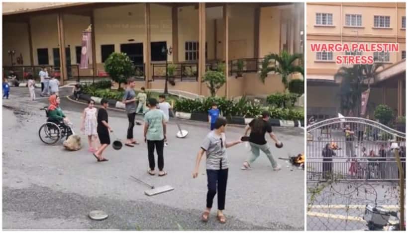 Viral video claims Gazan refugees rioting, vandalizing & setting property on fire at Malaysia hotel (WATCH)