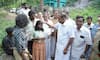 Minister AK Saseendran visited the family members of man who killed in wild elephant attack 