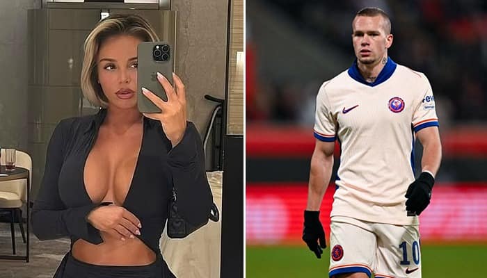 Russian model linked to Chelsea's Mykhailo Mudryk 'dumps him' and holidays with ex-Premier League star