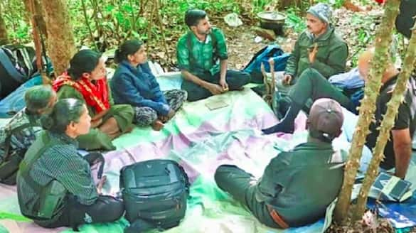 Naxals Hide their Weapons in the Forest before Surrendering in Karnataka 