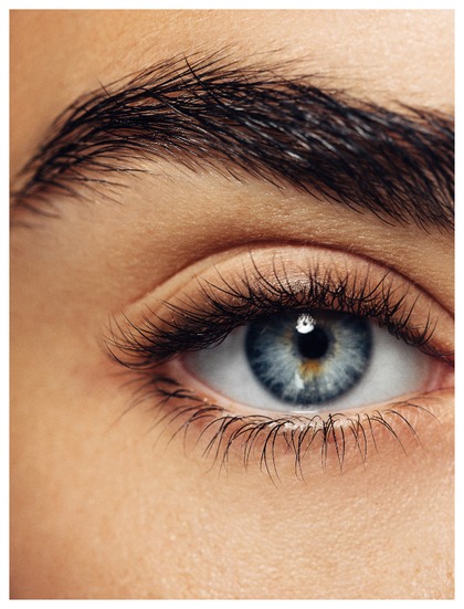 1. Eyebrow massage