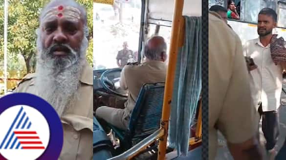 Uttara kannada ksrtc bus driver attacked by-miscreants for honking rav