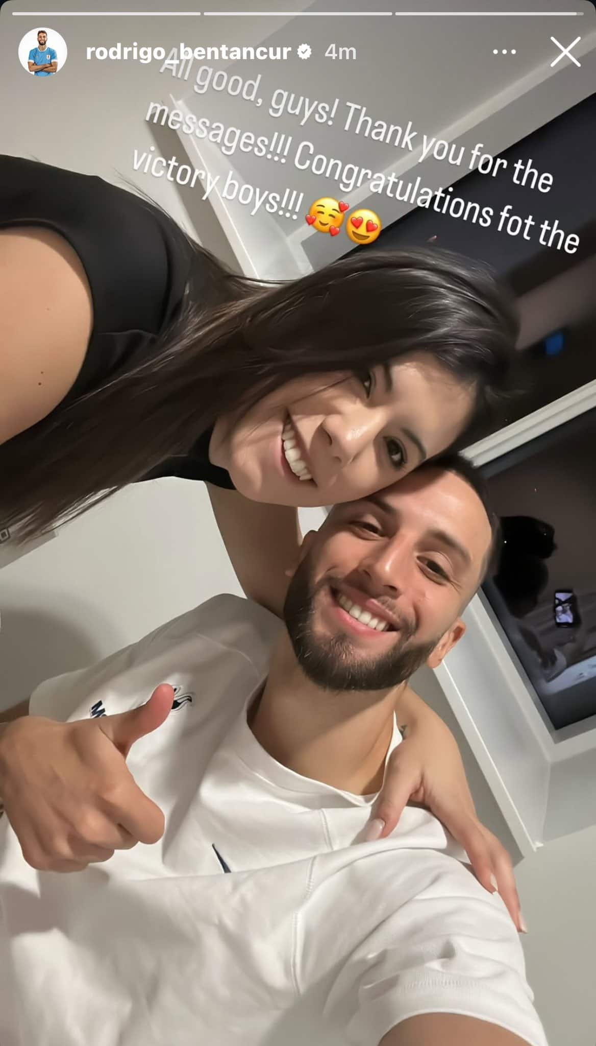 football Bentacurs on-pitch collapse Tottenham star shares health update posts pic with fiancee hrd 