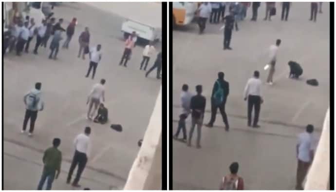 Pune SHOCKER! Man stabs woman colleague to death with machete in office parking lot; crowd watches (WATCH)