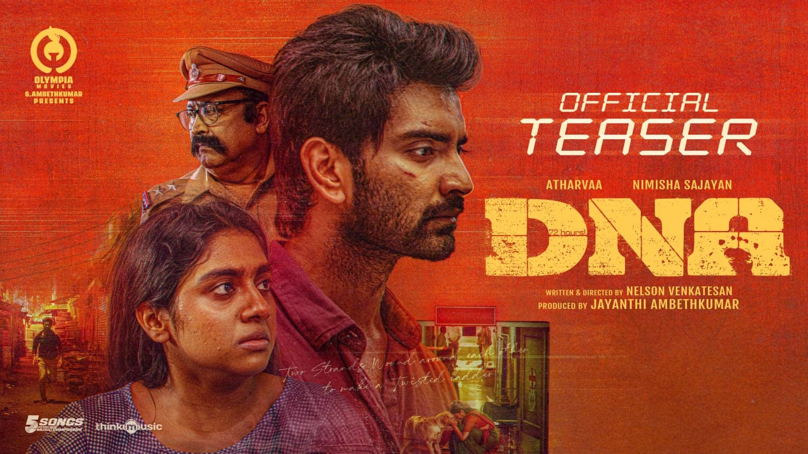 Atharvaa Acting DNA movie Teaser Out mma