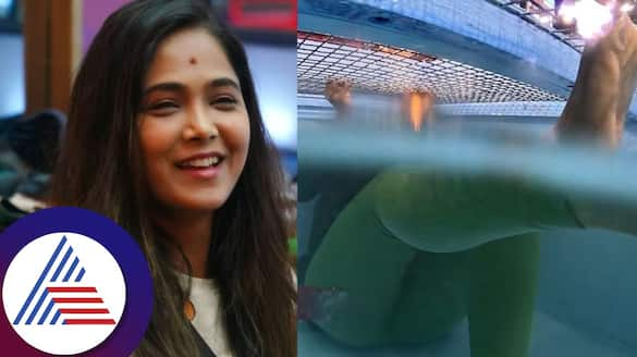 Bigg Boss Mokshitha Pai and bhavya gowda cheating in water task 