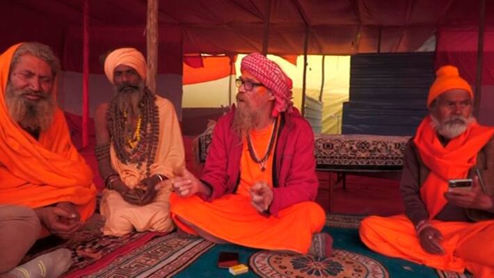 Prayagraj-Mahakumbh-2025-updates-USA-former-soldier-michael-become-baba-mokshapuri