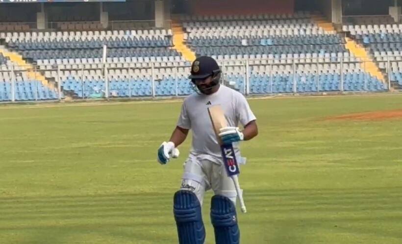 Under fire Rohit Sharma practices with Mumbai Ranji team at Wankhede stadium; pictures go viral