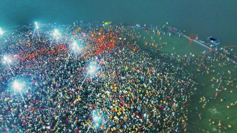Mahakumbh: Kinnar Akhara prays for society’s well-being and progress during Amrit Snan on Makar Sankranti