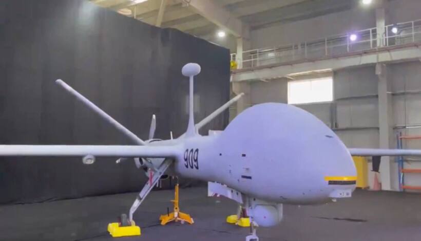 Adani made Drishti 10 Starliner drone crashes off Gujarat coast ahead of delivery to Navy