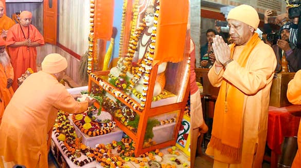 CM Yogi Adityanath Offers Khichdi at Gorakhnath Temple, wishes for Mahakumbh 2025