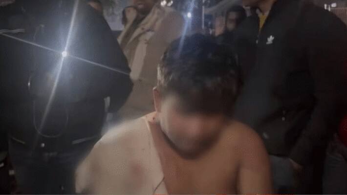  kanpur student assault naked beaten stones video viral police action