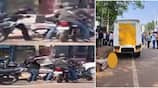 Bidar Shoot out Near SBI Bank Viral Video appears Two Man murder early hours Took 93 Lakh san