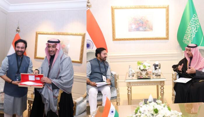 Minister of Mines of India g Kishan Reddy reached riyadh 