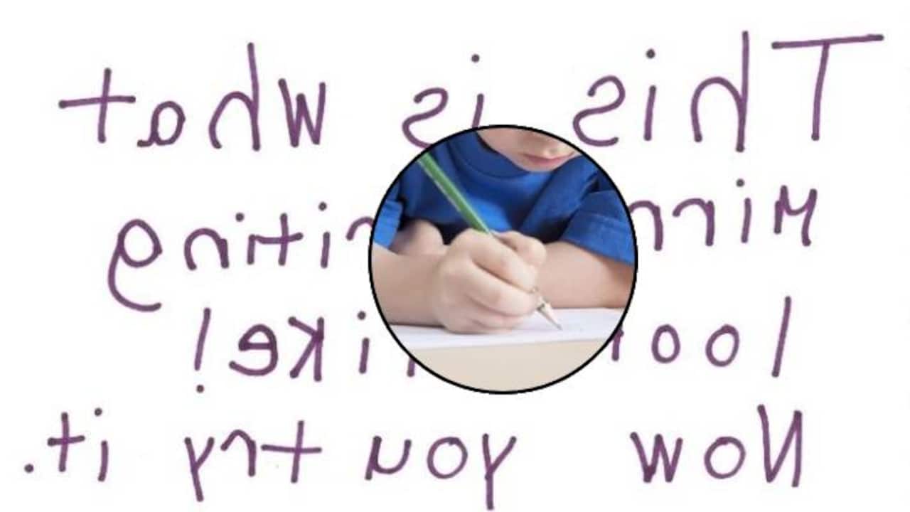 Mirror Writing in Children Causes