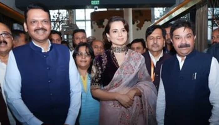 Emergency REVIEW by Devendra Fadnavis: Maharashtra CM goes gaga over Kangana Ranaut's film  RBA