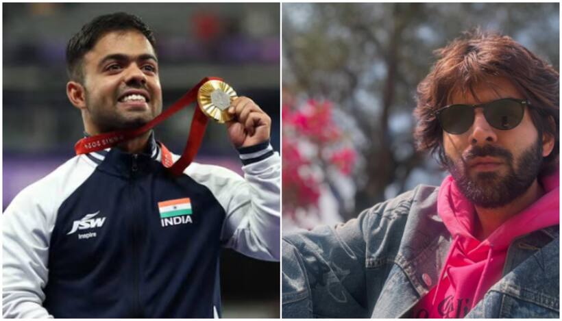 Watch: Navdeep Singh's joyous meeting with Kartik Aaryan Kabir Khan at Arjuna Award Ceremony