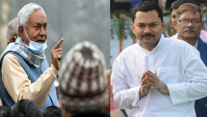 cm nitish kumar with son