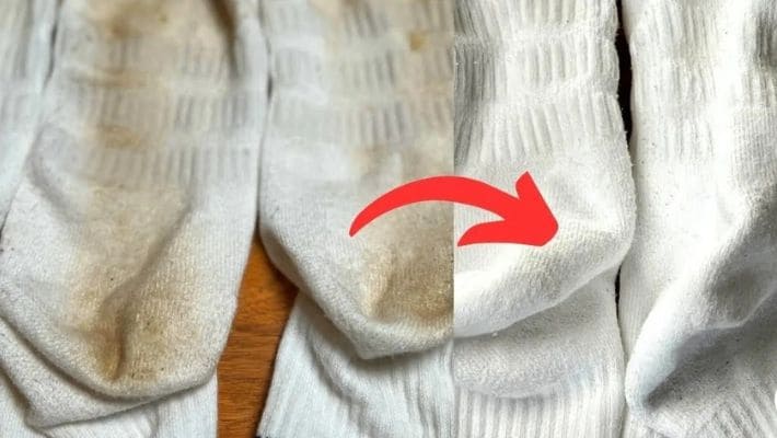 Make Your White Socks Bright Again Heres How in 4 Steps