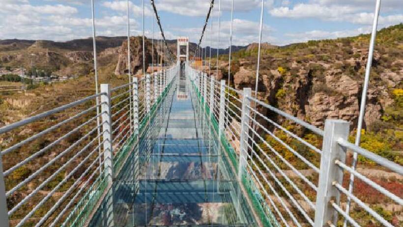 Glass bridge