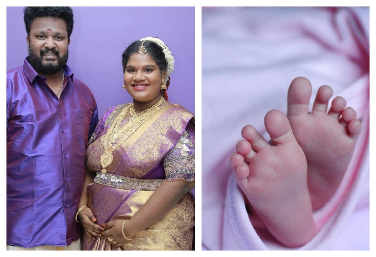 Robo shankar Daughter Indraja Blessed Boy baby mma