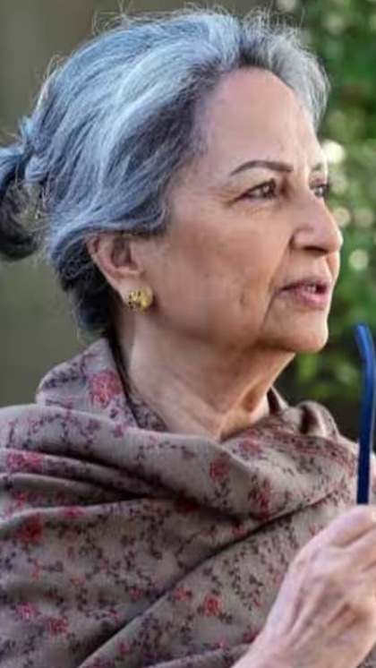 3. Sharmila Tagore, 80, is difficult to identify without makeup.