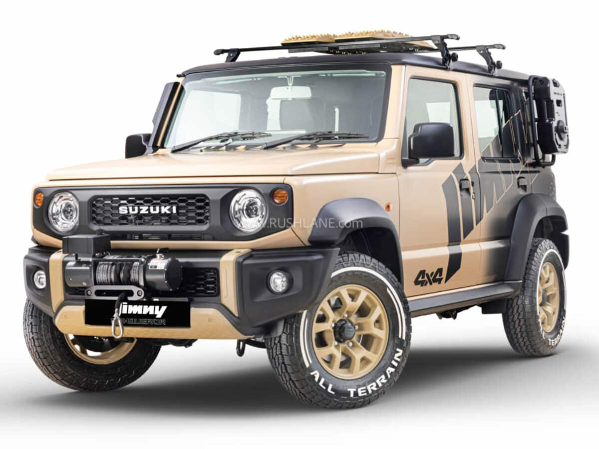 Maruti Suzuki Jimny Conqueror Concept showcased in Bharat Mobility Expo 2025