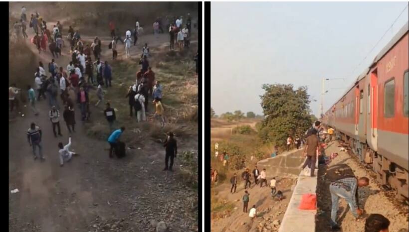 Maharashtra: At least 12 dead as passengers get down on tracks, struck by another train near Jalgaon