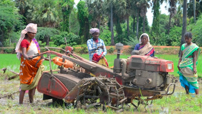 Revenue of Rs. 1.14 crore from machinery rental centers for women farmers! Tamil Nadu government tvk