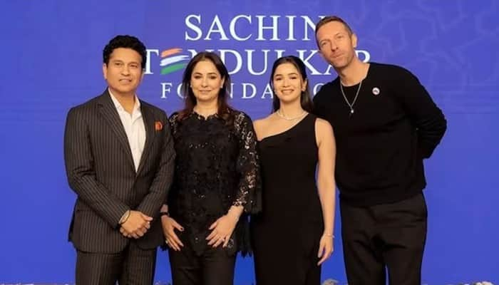 VIDEO Coldplay's Chris Martin meets Sachin Tendulkar and his family at event to support underprivileged children RBA