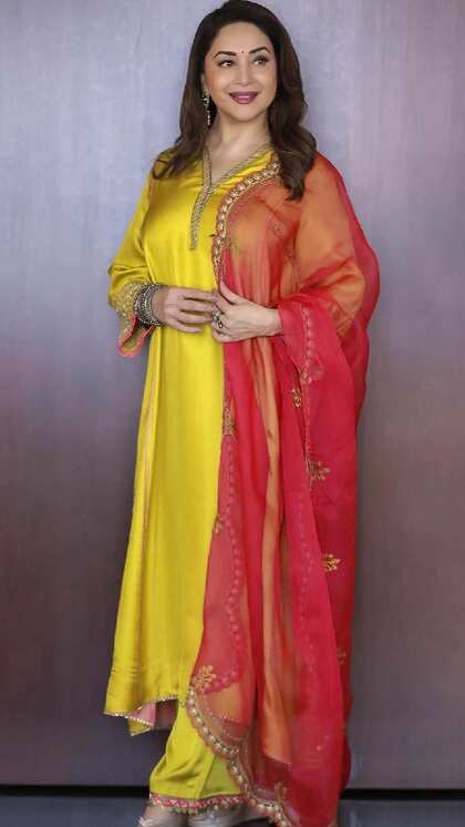 1. Yellow Silk Suit