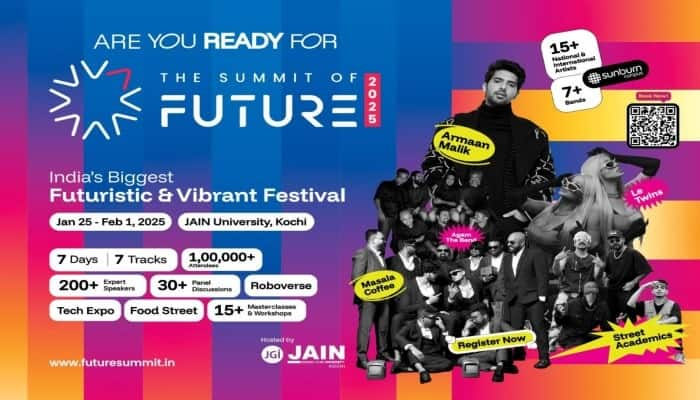 the summit of future 2025 kochi jain university