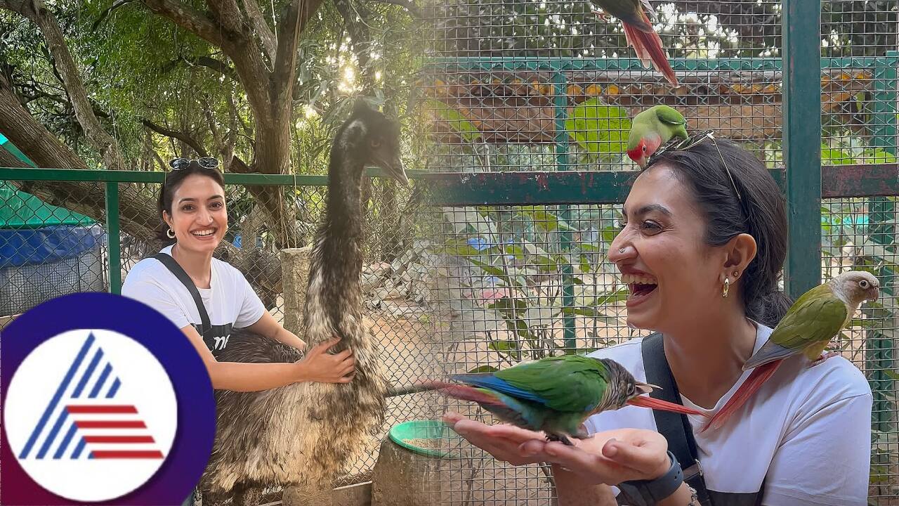 Vaishnavi Gowda spends precious time with animals pav