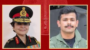 Army Lt. Gen. Sadhna Saxena Nair and her son Air Force Flight Lt. Tarun Nair gets President's gallantry award Army Lt. Gen. Sadhna Saxena Nair and her son Air Force Flight Lt. Tarun Nair gets President's gallantry award