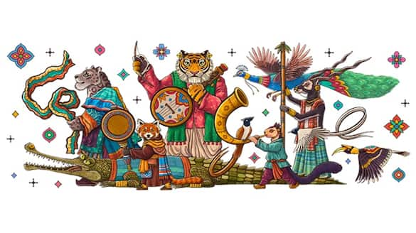 2025s Republic Day India's Wildlife Is Celebrated in This Google Doodle-rag