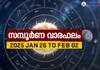 Weekly Horoscope from 2025 January 26 to February 2