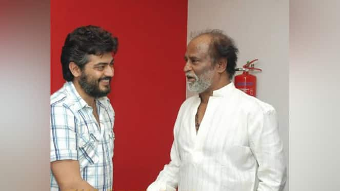 Superstar Rajinikanth wishes Ajithkumar on Padma Bhushan Honour gan